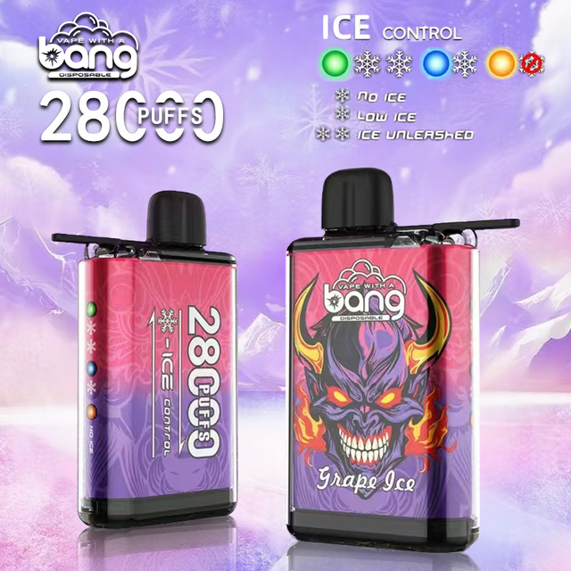 Popular Disposable Electronic Cigarette Wholesale Big Bang 28000 Puff Vape Adjustable Ice