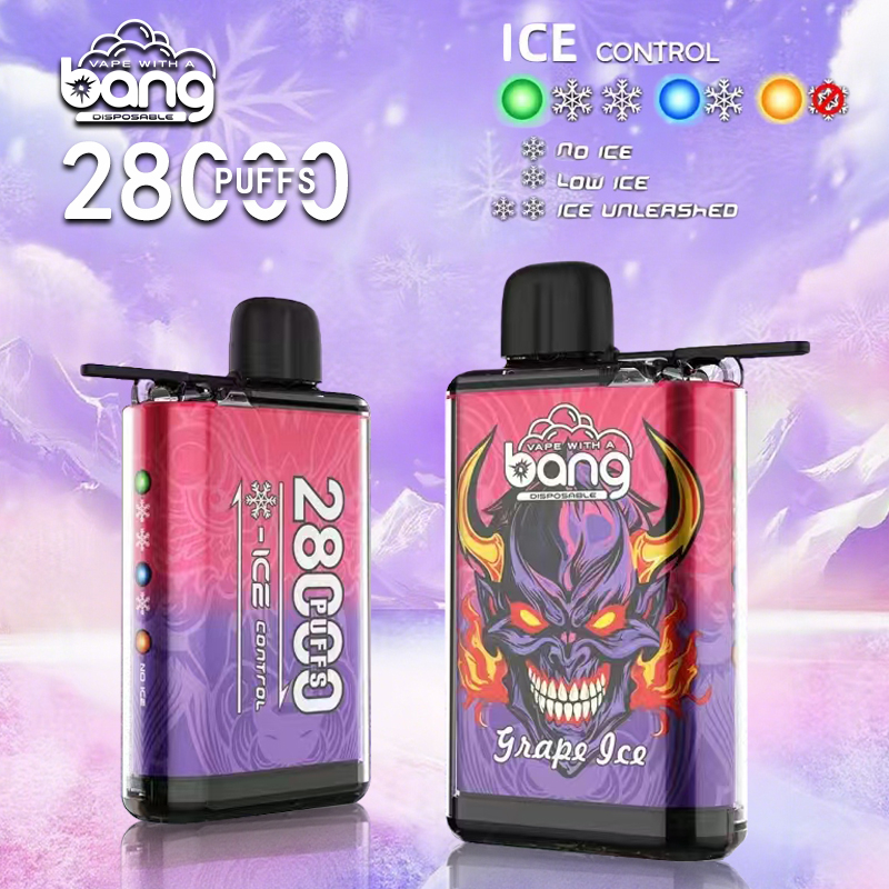 Popular Disposable Electronic Cigarette Wholesale Big Bang 28000 Puff Vape Adjustable Ice