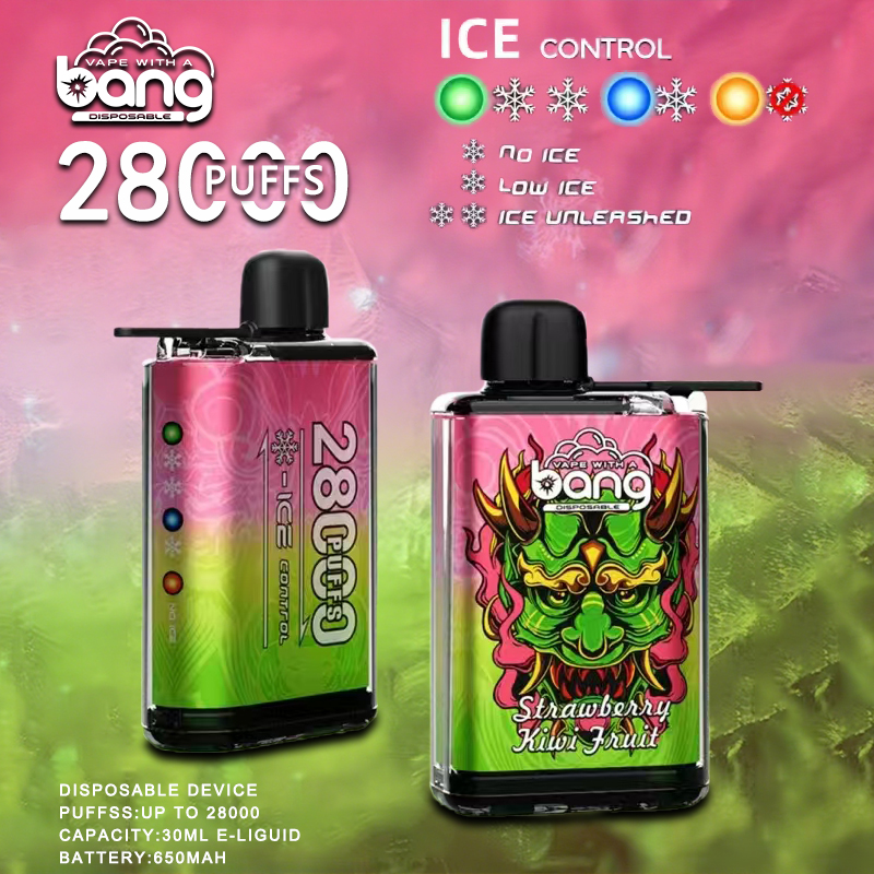 Popular Disposable Electronic Cigarette Wholesale Big Bang 28000 Puff Vape Adjustable Ice