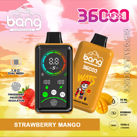 in Stock Disposable Vape Pen Bang36000 Puff Rechargeable Wape Wholesale New Popular Bang 36000 Puffs